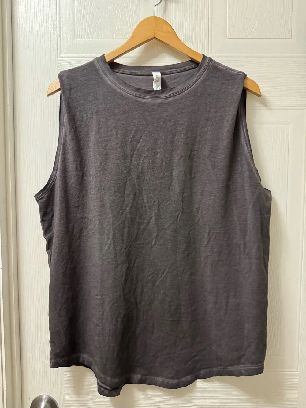 lululemon athletica Men's-Style Sleeveless Muscle Tee - Charcoal Gray